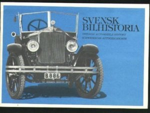 Sweden. FD Book, With Souvenir Sheet.Swedish Auto History 1980. 16 Pages.