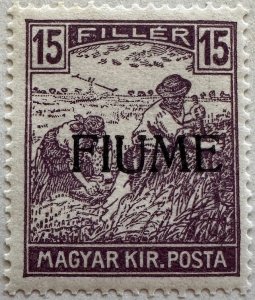 Fiume 1916-18 Sc.8 Unused