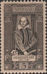# 1250 MINT NEVER HINGED ( MNH ) WILLIAM SHAKESPEARE    