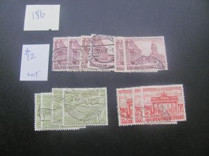 Berlin 1949 Used MI.42/60 LOT VF/XF  (186)