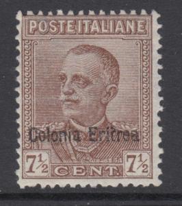 ITALY - ERITREA 1928  Effigie del Re n.142  7½ cent.  cv 150$ MNH**
