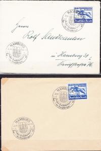 Germany - 30.6.1940 Blue Horse Race special cancel cover lot (2611)   