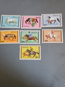 Stamps Mongolia Scott #962-8 nh