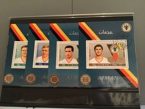 Ajman 1969 German Football  Stamps Sheets R22814