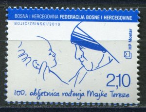 108 Bosnia Croatia 2010 - Mother Teresa - MNH Set