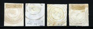 PRUSSIA GERMANY 1857 Small Head No watermark Set SG 9 to SG 13 VFU