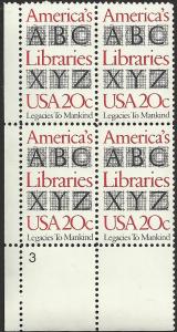 # 2015 MINT NEVER HINGED AMERICA'S LIBRARIES