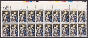 Scott #1842 Christmas Madonna Plate Block of 20 Stamps - MNH