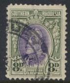 Southern  Rhodesia  SG 21 Used - perf 12