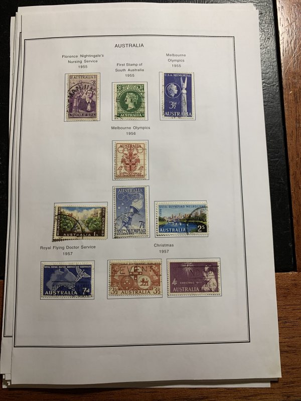 STAMP STATION PERTH Australia #Collection 1937 to1981 Used-375+ Stamps Unchecked