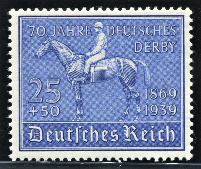 Germany 1939 The German Derby, 70th Annive (1v Cpt) MLH CV$20