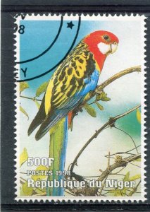 Niger 23.07.1998 EXOTIC BIRD PARROT 1 value Fine Used VF