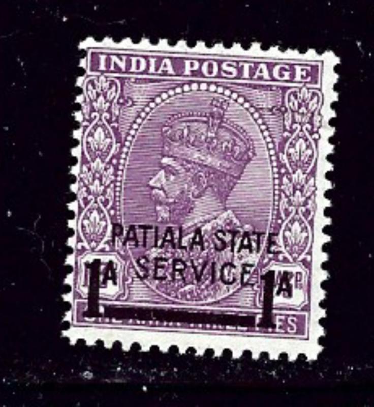 India-Patiala O58 Used 1939 issue