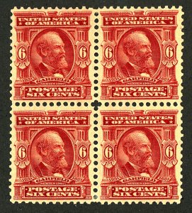 U.S. #305 MINT Block OG LH 