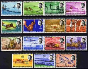 Solomon Islands 1968-71 Pictorial definitive set complete...