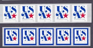 PNC5 5c USA Star (16) US #5061, 5c USA Star (17) US 5172 Lot (2) MNH F-VF