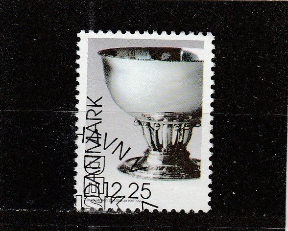 Denmark  Scott#  1085  Used  (1997 Georg Jensen Silver Bowl)