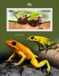 2023 04-GUINEA BISSAU - FROGS   I     1V  complet set    MNH ** T