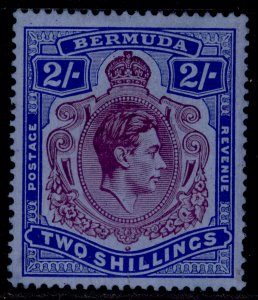 BERMUDA GVI SG116, 2s deep purple & ultramarine/grey-blue, NH MINT. Cat £100.