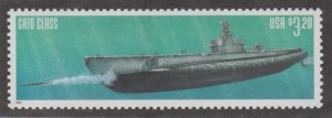 U.S. Scott #3377 Submarine Stamp - Mint NH Single