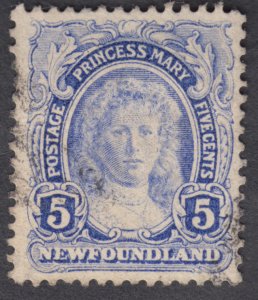 Newfoundland - #108 Princess Mary, Royal Family Issue - Used