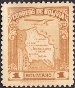 Bolivia  #C47 MH