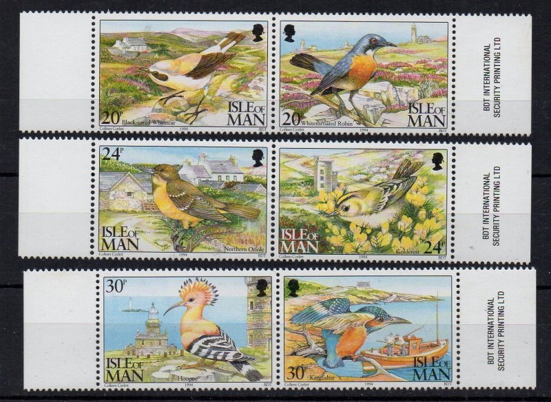 ISLE OF MAN - 1994 - BIRDS - BIRDS FROM THE ISLE OF MAN -