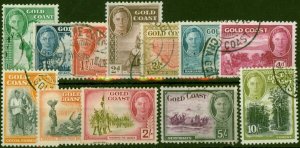 Gold Coast 1948 Set of 12 SG135-146 Fine Used