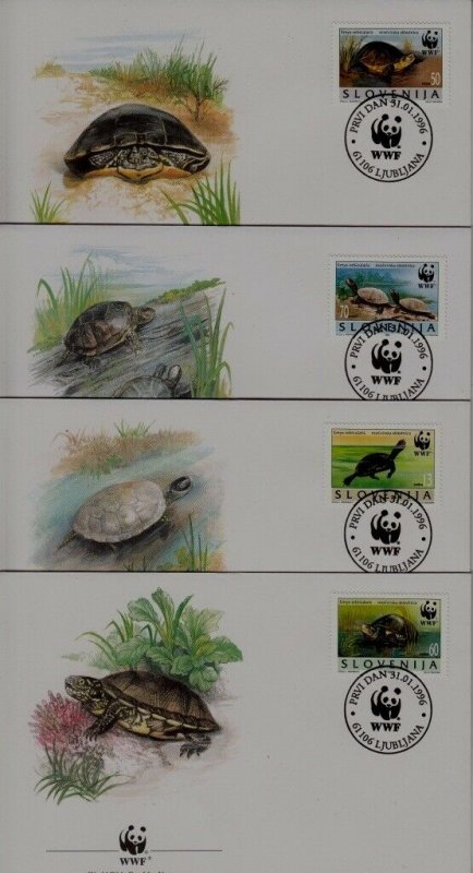 Slovenia 247 FDC WWF-96/Turtles