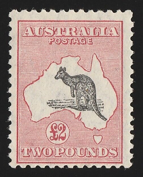 AUSTRALIA 1929 Kangaroo £2 Small Multi wmk MNH **. ACSC 57A cat $20,000. RARE!