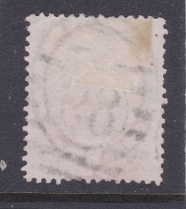 Great Britain a used QV 4d from 1855 large garter watermark