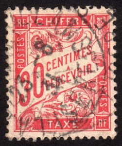 1894, France 3c Postage Due, Used, Sc J34