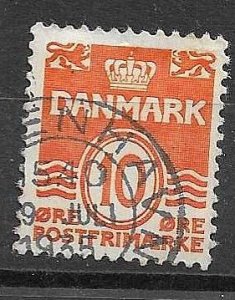 DENMARK - 1933 - DEFINITIVE - Used - 10 -