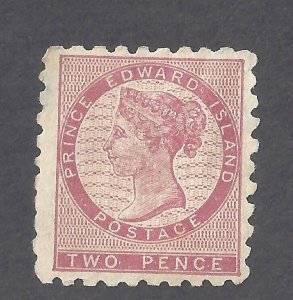 Canada PRINCE EDWARD ISLAND # 1 MINT OGH 2 PENCE QUEEN VICTORIA BS31221