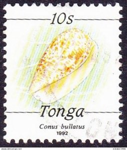 TONGA 1984-85 10s Conus Bullatus Sea Shells FU