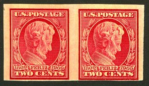 U.S. #368 MINT PAIR OG NH