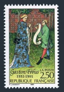 France 2260,MNH.Michel 2865. Gaston III de Fox,general,1991.