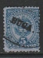 1886 Columbia - Sc 130 - used VF - 1 single - Coat of Arms