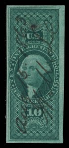 MOMEN: US STAMPS #R93a REVENUE USED PSE GRADED CERT XF-90 LOT #88913