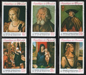 Burundi 364-69 - Cto - Paintings (Cpl) (1971) (cv $1.80)