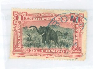 Belgian Congo #25 Unused Single