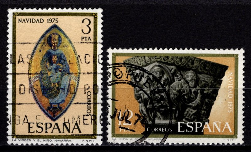 Spain 1975 Christmas, Navarra Art, Set [Used]