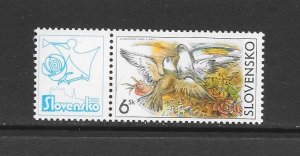 BIRDS - SLOVAKIA #408 MNH