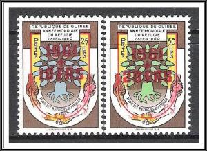 Guinea #B17-B18 Semi-Postal World Refugee Year MNH
