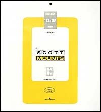 Scott Mounts Black,184/165 mm (pkg 4)  (01022B)