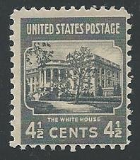 US Cat # 809, White House, MNH*-