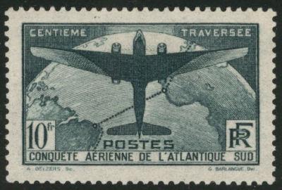 FRANCE Scott C17 MNH** 1936 airmail CV$700,  YT 321 CV 80...