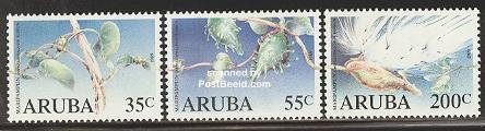 Aruba 1989, Maripampun 3v, MNH