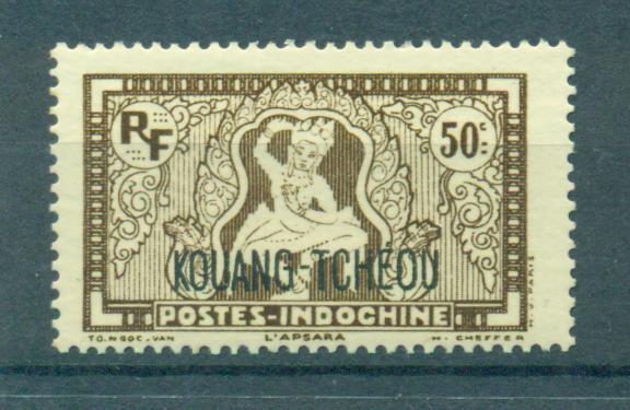 French Offices in China Kwangchowan sc# 127 mlh cat value $1.10