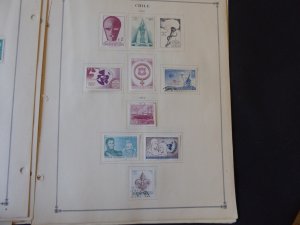 Chile 1949-1980 Mint/Used Stamp Collection on Album Pages